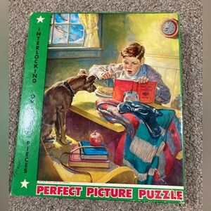 VTG Perfect Picture Puzzle NEVER TOO LATE TO LEARN Interlocking 400+ Pieces